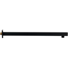 SAPHO - Sprchové ramínko hranaté nízké, 400, černá mat SL102