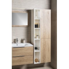 SAPHO - ESPACE skříňka 35x172x32cm, 2x dvířka, levá/pravá, dub alabama ESC230-2222