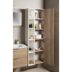 SAPHO - ESPACE skříňka 35x172x32cm, 2x dvířka, levá/pravá, dub alabama ESC230-2222