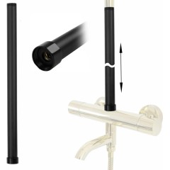 REA - Prodlužovací adaptér pro vanový/ sprchový set černý 50cm REA-K0880