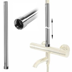REA - Prodlužovací adaptér pro vanový/ sprchový set CHROM 50cm REA-K0881