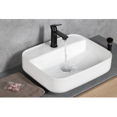 SAPHO - PAX stojánková umyvadlová baterie, černá mat XA02/15