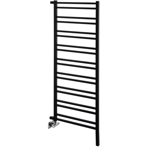 SAPHO - METRO SPACE otopné těleso 550x1430 do prostoru, černá mat IR438B