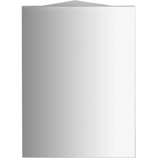 AQUALINE - ZOJA/KERAMIA FRESH rohová zrcadlová skříňka 37x72x37cm, bílá 50352