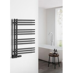 AQUALINE - POSEIDON otopné těleso 450x740, černá mat PS474B