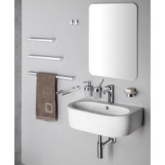 Gedy - PIRENEI dávkovač mýdla 110 ml, mléčné sklo, chrom PI8113
