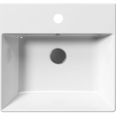 GSI - KUBE X keramické umyvadlo 50x47cm, bílá ExtraGlaze 9430111