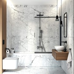 DEANTE Podomítkový rám, pro závěsné WC mísy + SLIM tlačítko chrom + WC DEANTE Jasmin se sedátkem RIMLESS /VÍROVÉ SPLACH/ CST_WC01 051P JA1