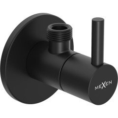 MEXEN - Rohový ventil R2 pro vodovodní baterie 1/2"x3/8", černý 79972-70