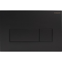 DEANTE Podomítkový rám, pro závěsné WC mísy + SLIM tlačítko černé + WC Ideal Standard Tesi se sedátkem SoftClose, AquaBlade  CST_WC01 N51P TE1