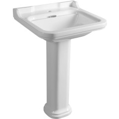 KERASAN - WALDORF keramické umyvadlo 60x55cm, bílá 4140K1