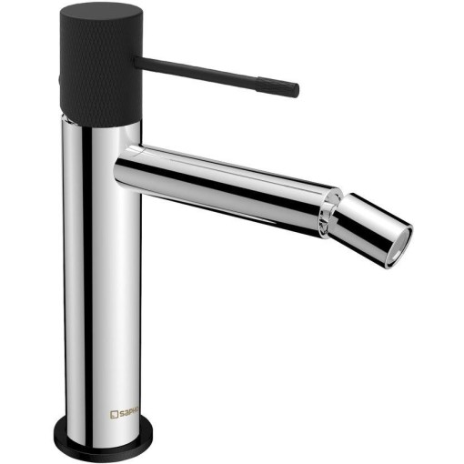 SAPHO - SOLARIS stojánková bidetová baterie, chrom/černá mat WD003CB