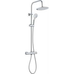 INVENA - Sprchový sloup MUSTA s termostatickou baterií chrom AU-84-001-X