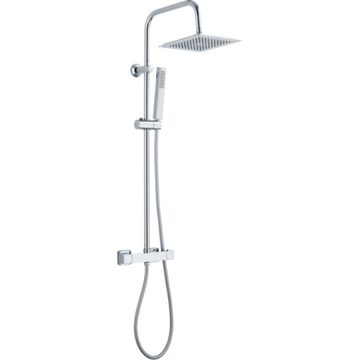 INVENA - Sprchový sloup SVART s termostatickou baterií chrom AU-85-001-X