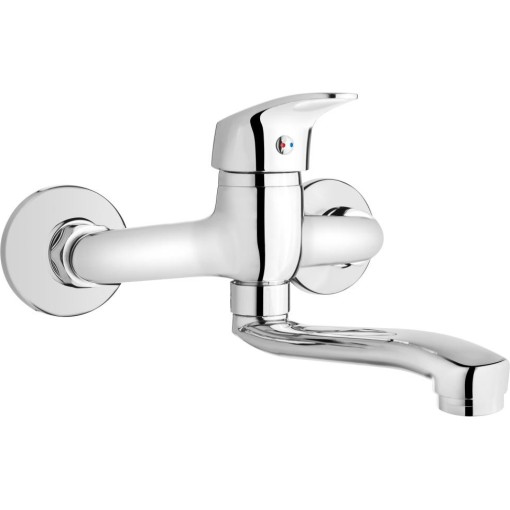 INVENA - Umyvadlová/ dřezová baterie AVA NEW, 20 cm BC-06-001-B