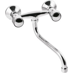 INVENA - Umyvadlová/dřezová baterie MODENA, 20cm otočný výtok typu S BC-11-F0S-L