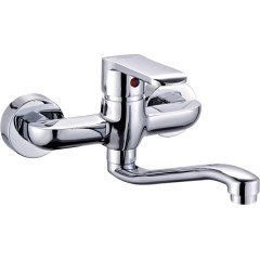 INVENA - Umyvadlová/dřezová baterie SIROS CHROM BC-90-001-A