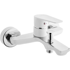 INVENA - Vanová baterie DOKOS bílá/chrom BW-19-002-V
