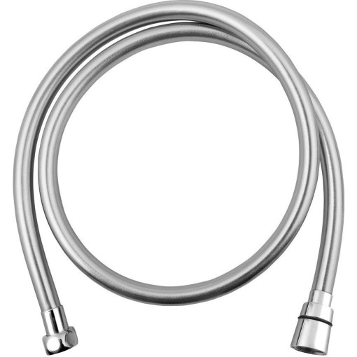SAPHO - SOFTFLEX plastová sprchová hadice, 100cm, metalická stříbrná/chrom 1208-05