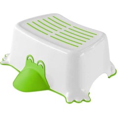 AQUALINE - DUCK dětské protiskluzové stupátko do koupelny, zelená 366411