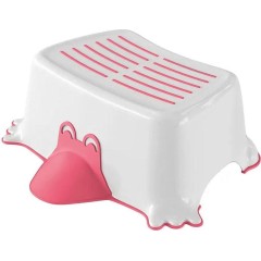 AQUALINE - DUCK dětské protiskluzové stupátko do koupelny, růžová 366413