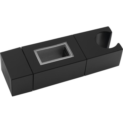 SAPHO - Držák pro sprchovou tyč 30x15, ABS/černá mat NDSC615
