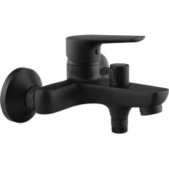 AQUALINE - LOTTA nástěnná vanová baterie, černá mat LT610B