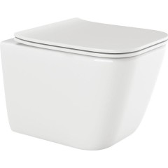 Předstěnový instalační systém s bílým tlačítkem M1710 + WC INVENA PAROS  + SEDÁTKO AM102/1120 M1710 RO1