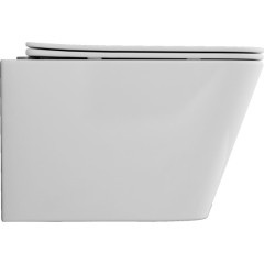 Předstěnový instalační systém s bílým tlačítkem M1710 + WC INVENA PAROS  + SEDÁTKO AM102/1120 M1710 RO1