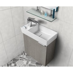 SAPHO - LATUS IX umyvadlová skříňka 44x50x22cm, borovice rustik LT090-1616