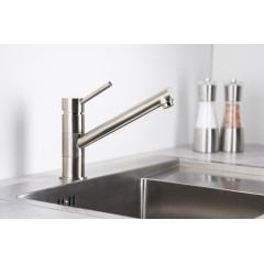 KFA - ANDRA dřezová baterie otočná, INOX 6533-915-22