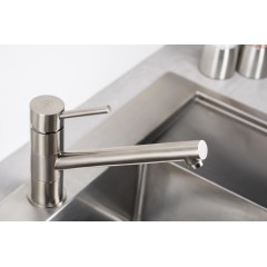 KFA - ANDRA dřezová baterie otočná, INOX 6533-915-22