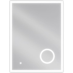 MEXEN - Kala zrcadlo s osvětlením s kosmetickým zrcátkem 60 x 80, LED 600 9820-060-080-611-00