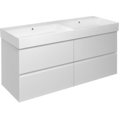 SAPHO - FILENA dvojumyvadlová skříňka 118x51,5x43cm, bílá mat FID1212W