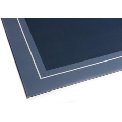 AQUALINE - Koupelnová předložka 50x80cm, absorpční, modrá PCD012