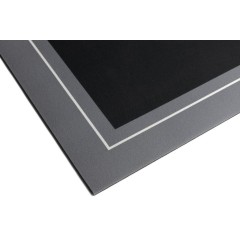 AQUALINE - Koupelnová předložka 50x80cm, absorpční, šedá PCD014