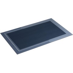 AQUALINE - Koupelnová předložka 50x80cm, absorpční, modrá PCD012