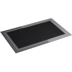 AQUALINE - Koupelnová předložka 50x80cm, absorpční, šedá PCD014