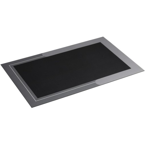 AQUALINE - Koupelnová předložka 50x80cm, absorpční, šedá PCD014