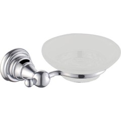 SAPHO - DIAMOND mýdlenka, mléčné sklo, chrom 1317-02