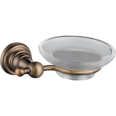 SAPHO - DIAMOND mýdlenka, mléčné sklo, bronz 1318-02