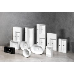 GSI - KUBE X keramické umyvadlo 50x37cm, bílá ExtraGlaze 9447111