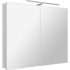 SAPHO - GRETA galerka s LED osvětlením, 101x70x14cm, bílá mat GR100-0031