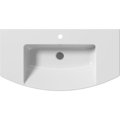 GSI - NORM keramické umyvadlo 100x52cm, oblé, bílá ExtraGlaze 8643111