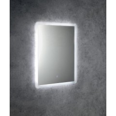 AQUALINE - FAGO zrcadlo s LED osvětlením 60x80cm, dotykový senzor, stmívatelné FA060