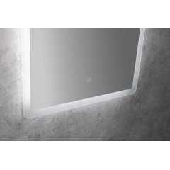 AQUALINE - FAGO zrcadlo s LED osvětlením 60x80cm, dotykový senzor, stmívatelné FA060