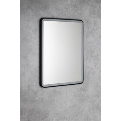 AQUALINE - SWIDA zrcadlo s LED osvětlením 60x80cm, dotykový senzor, stmívatelné, černá mat SW060