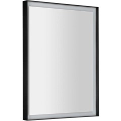 SAPHO - SORT zrcadlo s LED osvětlením 60x80cm, senzor, 2700-6500K, černá mat ST080S