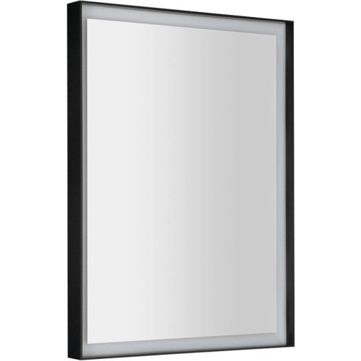 SAPHO - SORT zrcadlo s LED osvětlením 60x80cm, senzor, 2700-6500K, černá mat ST080S
