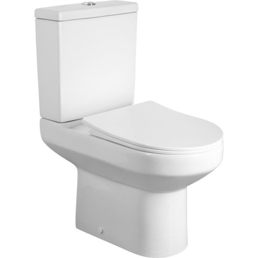 AQUALINE - VERMET WC kombi, spodní/zadní odpad, bílá VR038
